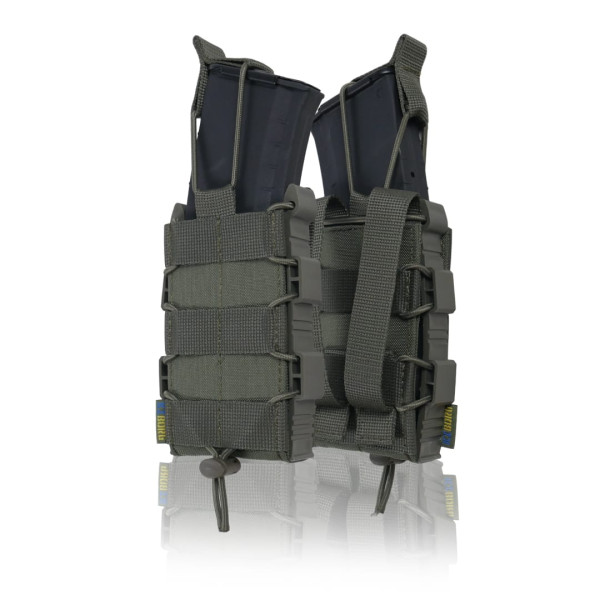 Жорсткий посилений тактичний підсумок Kiborg GU Single Mag Pouch Khaki