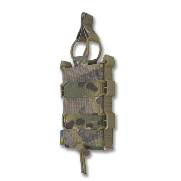 Жорсткий посилений тактичний підсумок Kiborg GU Single Mag Pouch Multicam
