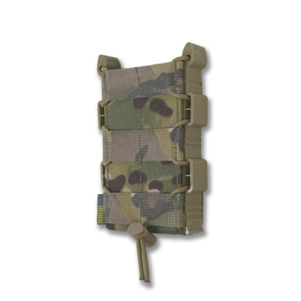 Жорсткий посилений тактичний підсумок Kiborg GU Single Mag Pouch Multicam