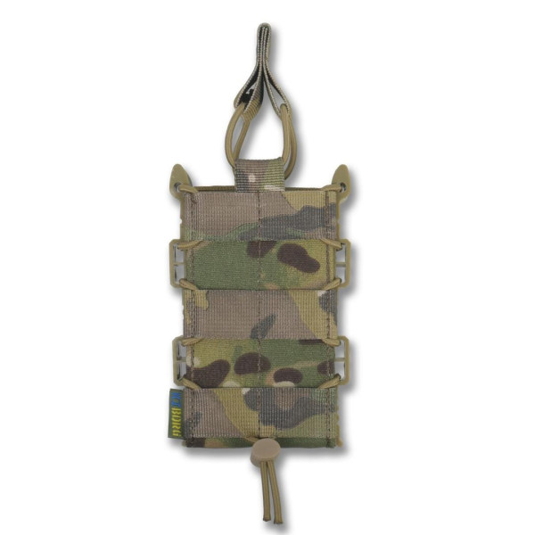 Жорсткий посилений тактичний підсумок Kiborg GU Single Mag Pouch Multicam