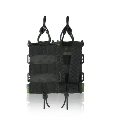 Жорсткий посилений тактичний підсумок Kiborg GU Single Mag Pouch Dark Multicam