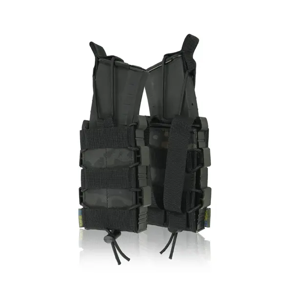 Жорсткий посилений тактичний підсумок Kiborg GU Single Mag Pouch Dark Multicam