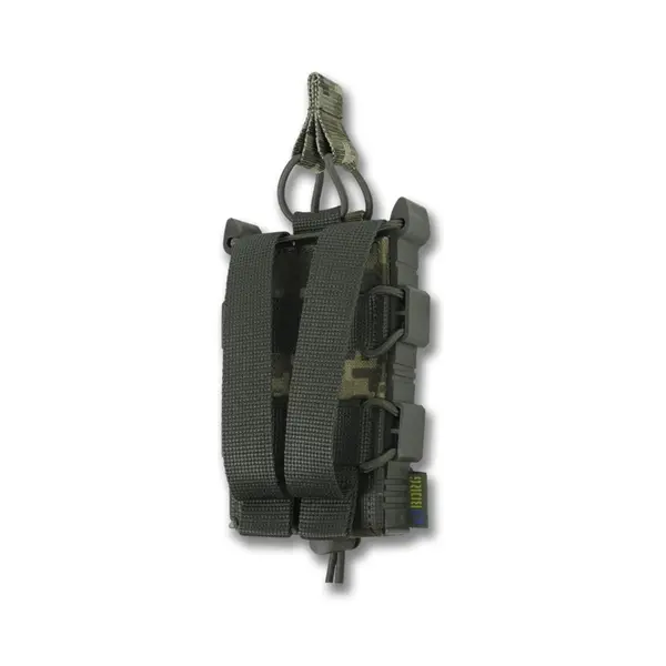 Жорсткий посилений тактичний підсумок Kiborg GU Single Mag Pouch Pixel