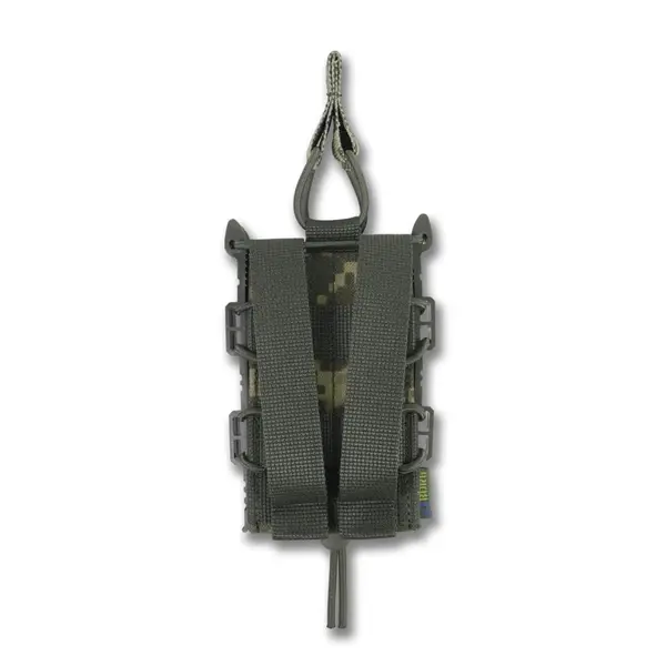 Жорсткий посилений тактичний підсумок Kiborg GU Single Mag Pouch Pixel