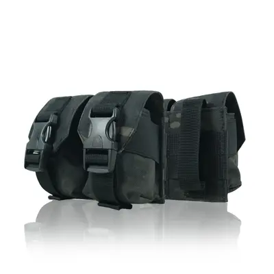 Тактичний підсумок під 2 гранати Kiborg Dark Multicam