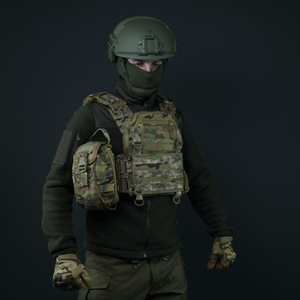 Подсумок-аптечка (быстрый сброс) Kiborg GU Cordura Multicam