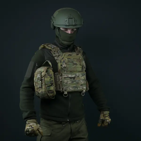 Подсумок-аптечка (быстрый сброс) Kiborg GU Cordura Multicam