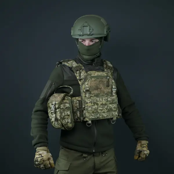 Подсумок-аптечка (быстрый сброс) Kiborg GU Cordura Pixel