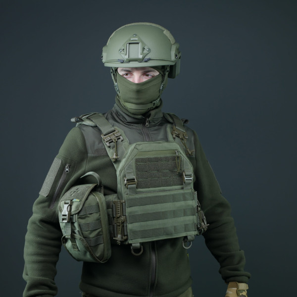Подсумок-аптечка (быстрый сброс) Kiborg GU Cordura Khaki