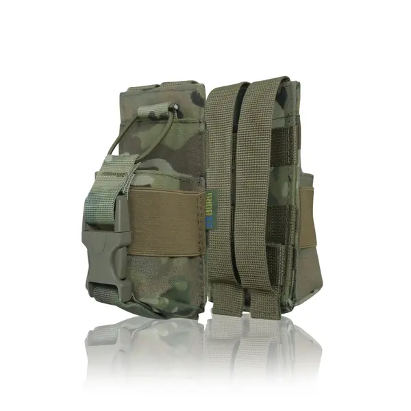 Тактический подсумок под рацию KIBORG GU Single Mag Pouch Мультикам