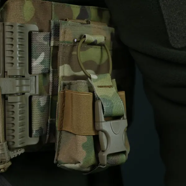 Тактический подсумок под рацию KIBORG GU Single Mag Pouch Мультикам