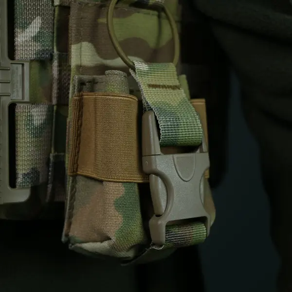 Тактический подсумок под рацию KIBORG GU Single Mag Pouch Мультикам