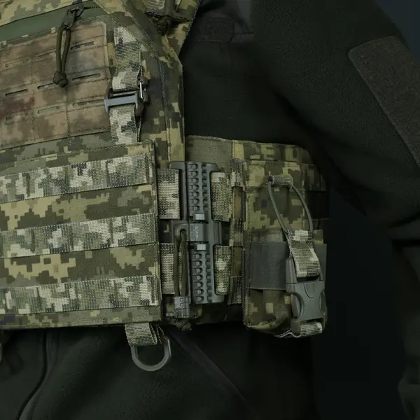 Тактичний підсумок під рацію KIBORG GU Single Mag Pouch Піксель