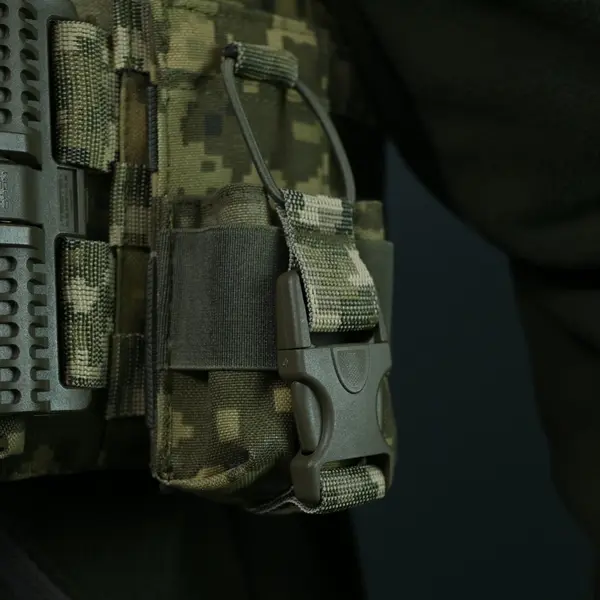 Тактичний підсумок під рацію KIBORG GU Single Mag Pouch Піксель