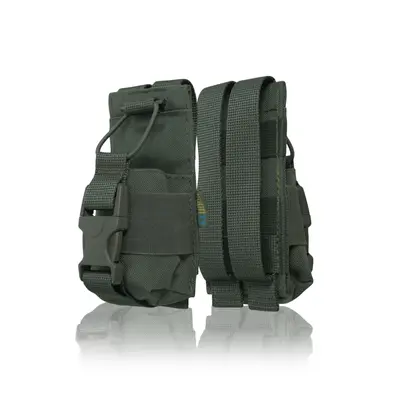Тактичний підсумок під рацію KIBORG GU Single Mag Pouch Хакі