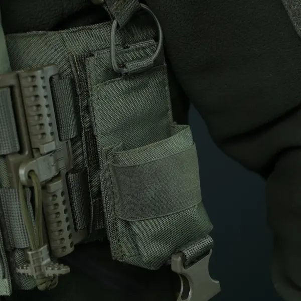 Тактический подсумок под рацию KIBORG GU Single Mag Pouch Хаки