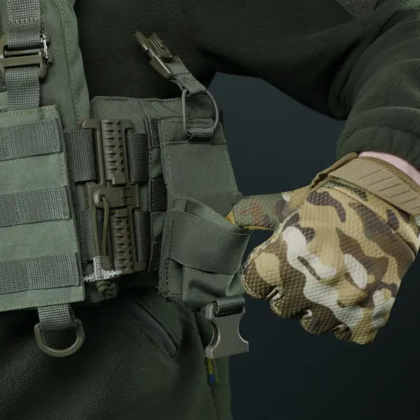 Тактический подсумок под рацию KIBORG GU Single Mag Pouch Хаки