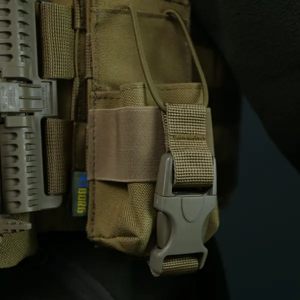 Тактический подсумок под рацию KIBORG GU Single Mag Pouch Койот