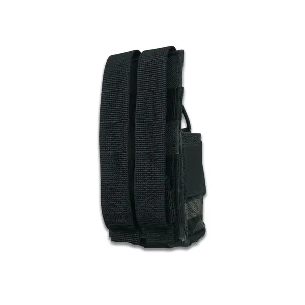 Тактичний підсумок під рацію KIBORG GU Single Mag Pouch Чорний Мультикам