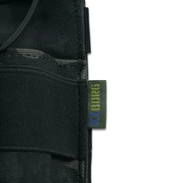 Тактичний підсумок під рацію KIBORG GU Single Mag Pouch Чорний Мультикам