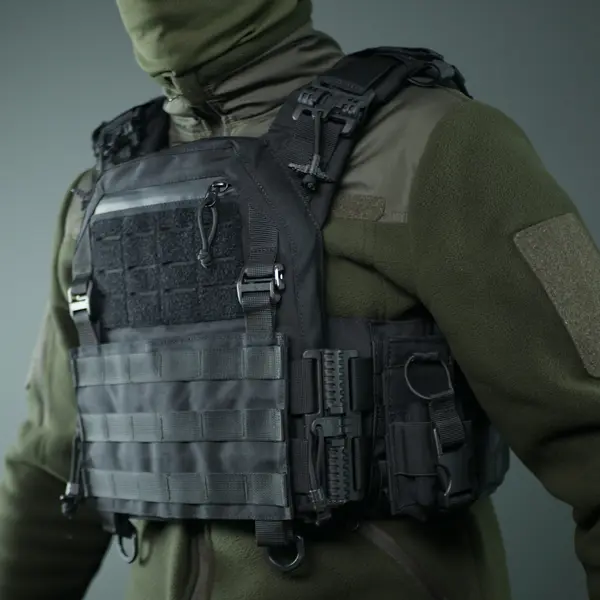 Тактический подсумок под рацию KIBORG GU Single Mag Pouch Черный
