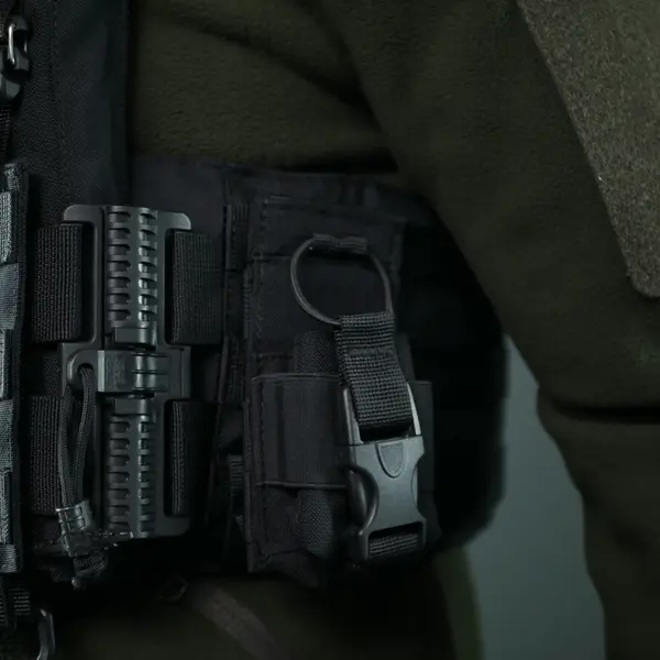 Тактический подсумок под рацию KIBORG GU Single Mag Pouch Черный