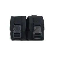 Тактический подсумок под 2 гранаты Kiborg Black