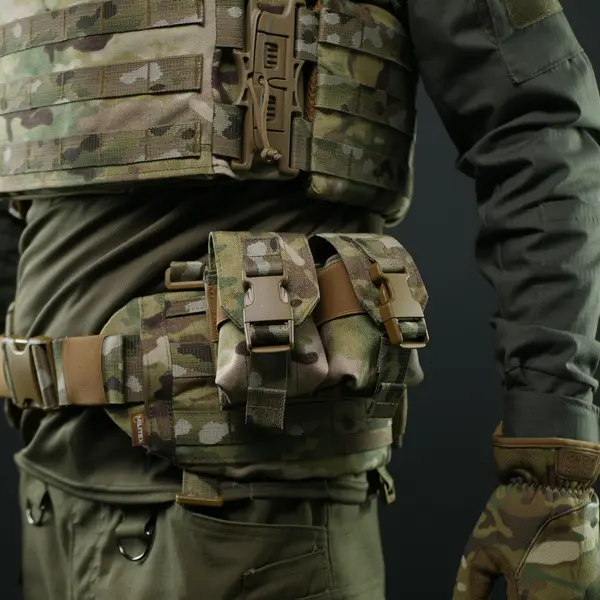 Тактичний підсумок під 2 гранати Militex Cordura original USA Multicam