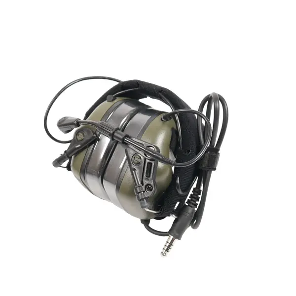 Тактические наушники EARMOR M32 с универсальным креплением Олива