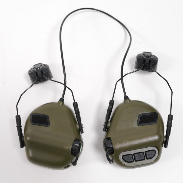 Тактичні навушники EARMOR M31Н з кріпленням Олива