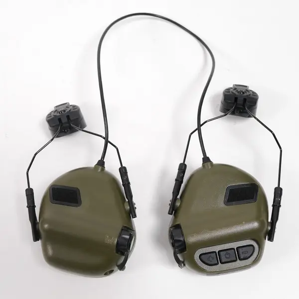 Тактические наушники EARMOR M31Н с креплением Олива