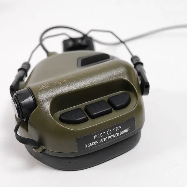 Тактические наушники EARMOR M31Н с креплением Олива