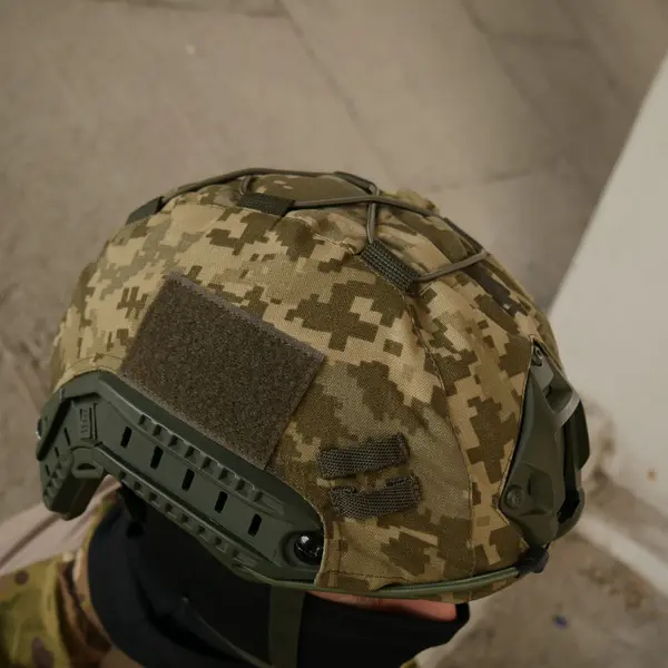 Кавер на шлем Kiborg FAST-1 cordura pixel MM-14.