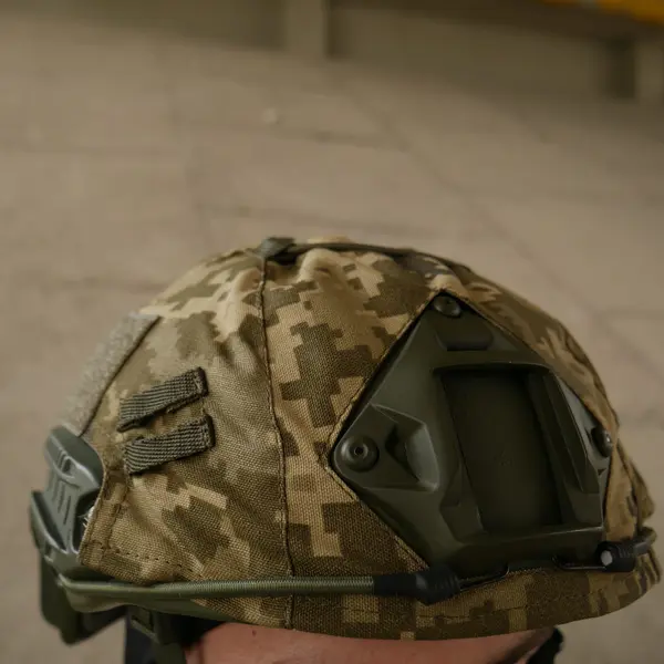 Кавер на шлем Kiborg FAST-1 cordura pixel MM-14.