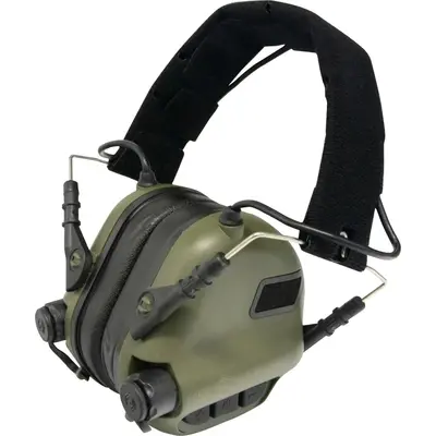 Тактические наушники EARMOR M31 Olive с универсальным креплением
