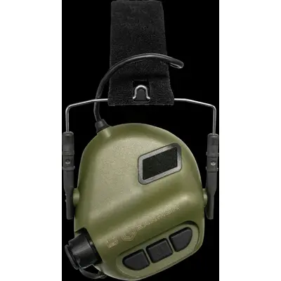 Тактические наушники EARMOR M31 Olive с универсальным креплением
