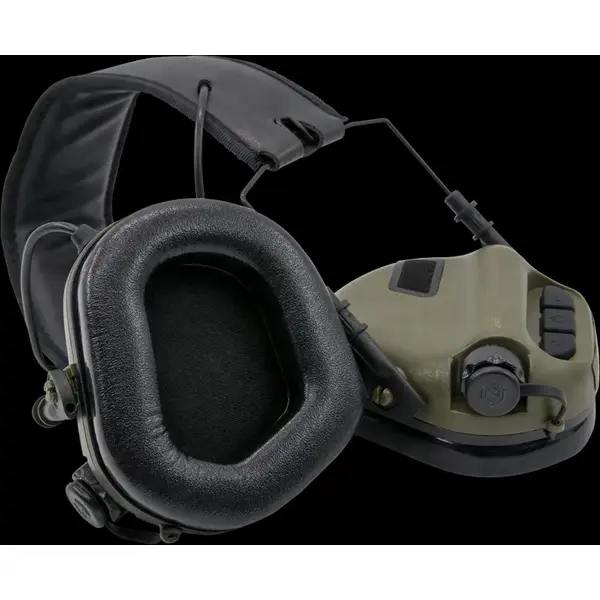 Тактические наушники EARMOR M31 Olive с универсальным креплением