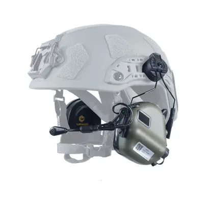 Тактические наушники EARMOR M32Н Olive с креплением