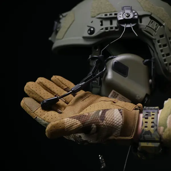 Тактические наушники EARMOR M32Н Olive с креплением
