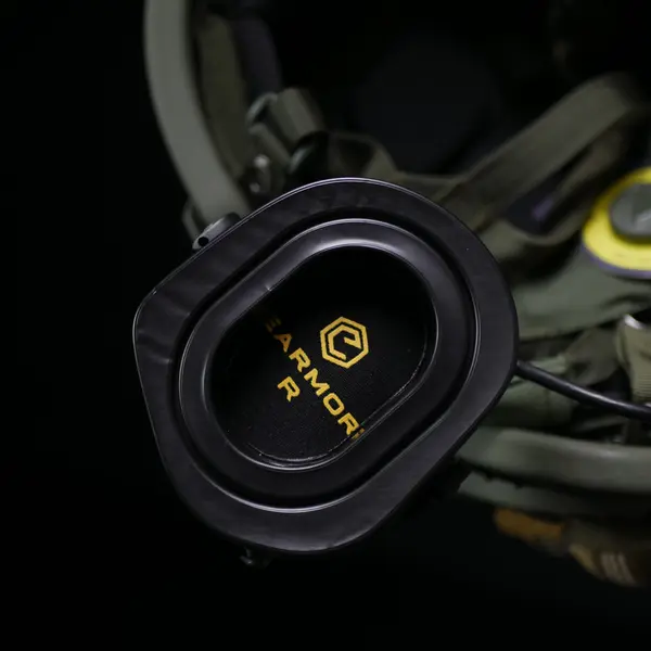 Тактические наушники EARMOR M32Н Olive с креплением