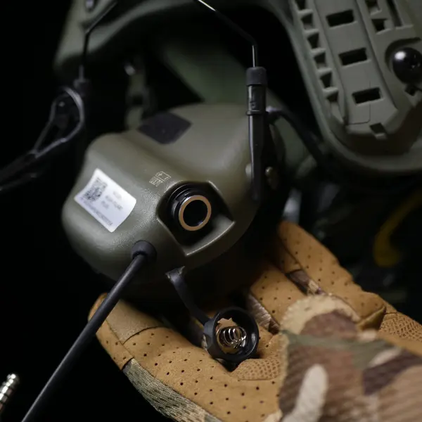 Тактические наушники EARMOR M32Н Olive с креплением