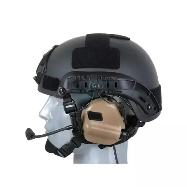 Тактические наушники EARMOR M32Н Coyote с креплением