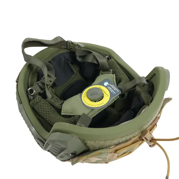 Повний Комплект Тактичний Балістичний Шолом з Кавером Навушниками Чебурашками Ліхтариком Військова Каска
