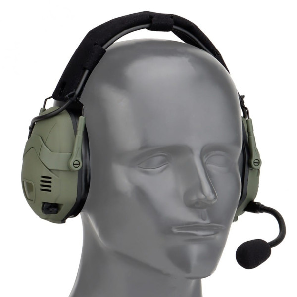 Тактичні активні навушники HD-16 Olive