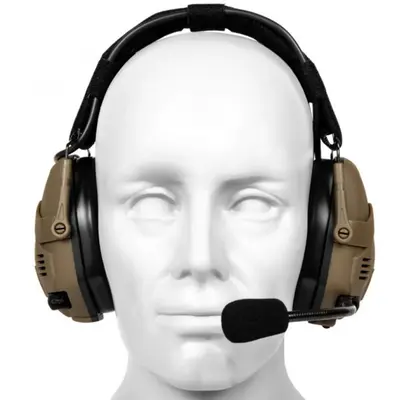 Тактичні активні навушники HD-16 Coyote
