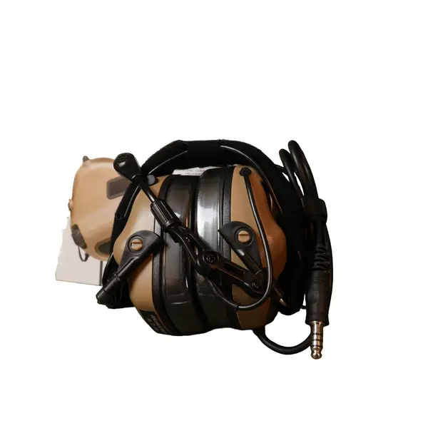 Тактические наушники EARMOR M32 с универсальным креплением Койот