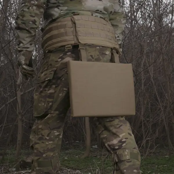Каремат-сидушка Kiborg 20mm Cordura Coyote під броню