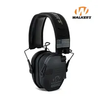 Активные наушники Walker's Razor Slim Patriot Original с патчами (Черный)