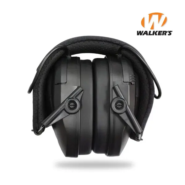 Активні навушники Walker's Razor Slim Patriot Original з патчами (Чорний)