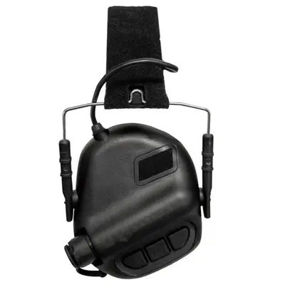 Тактические наушники EARMOR M31 Black с универсальным креплением